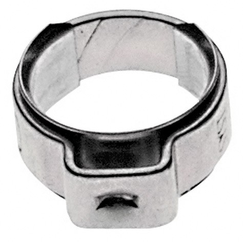 Oetiker 1-Ear Clamps Stainless Steel Version med lagerring i rostfritt stål