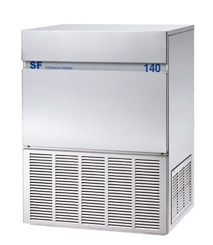SF140 ismaskin för koner med förvaringsbehållare